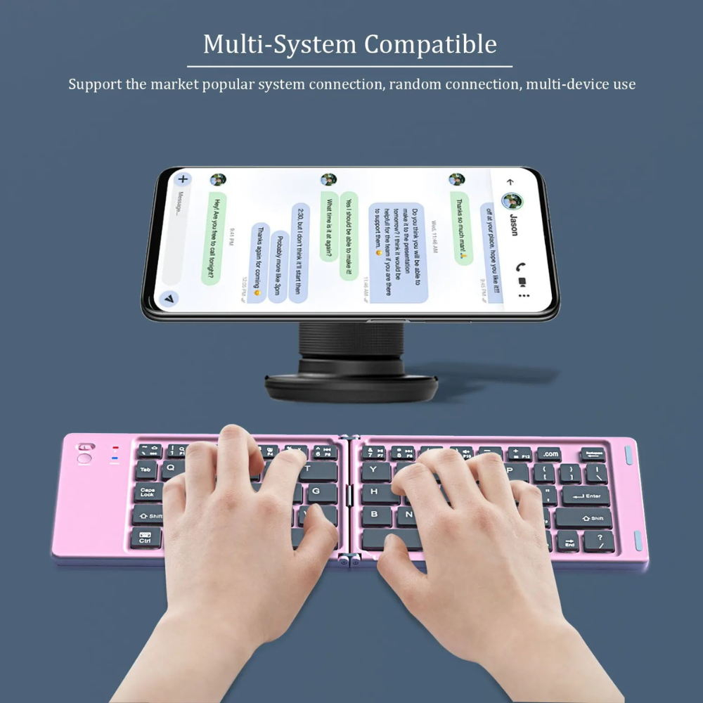 KeyFold™ Portable Bluetooth Foldable Keyboard